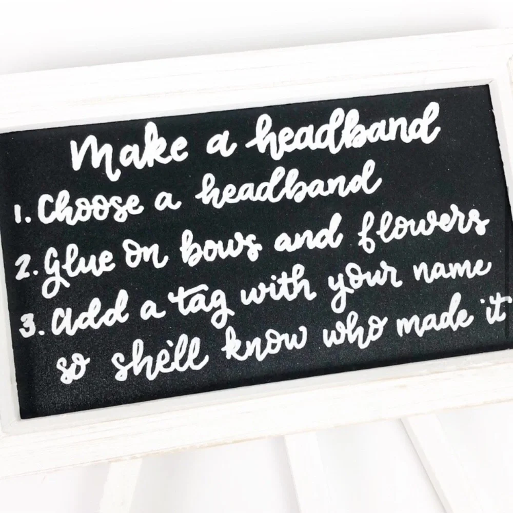 N/A chalkboard easel